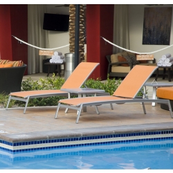 Tropitone Elance Sling Outdoor Chaise Lounge Set - TT-ELANCE-SET7