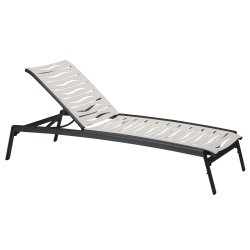 Tropitone Elance EZ Span Wave Strap Armless Chaise Lounge - 471132WV