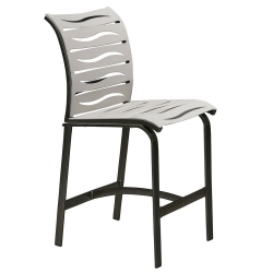 Tropitone Elance EZ Span Wave Strap Armless Stationary Bar Stool - 471429WV-28