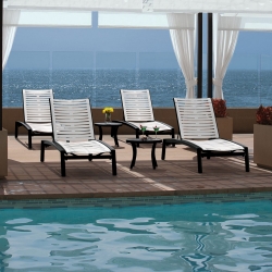 Tropitone Elance EZ Span Strap Chaise Lounge Set for 4 - TT-ELANCE-SET3