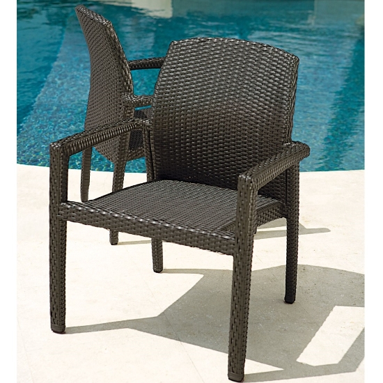 evo woven dining chair