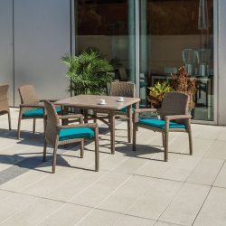 Tropitone Evo Woven Outdoor Dining Set for 4 - TT-EVO-SET5