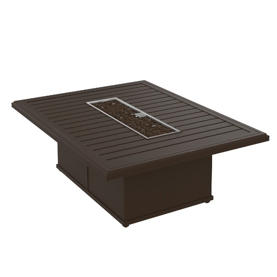 Occasional height fire table propane tank