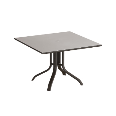 Tropitone Horizon 42" Square Pedestal Umbrella Dining Table - 862443U-28