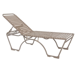 Tropitone Kahana Strap Armless Chaise Lounge - ADA Compliant - 8032N-18