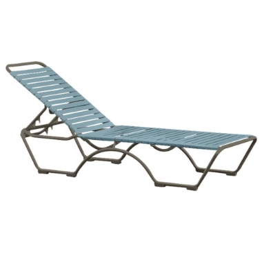 Tropitone Kahana Strap Armless Chaise Lounge - 8032N