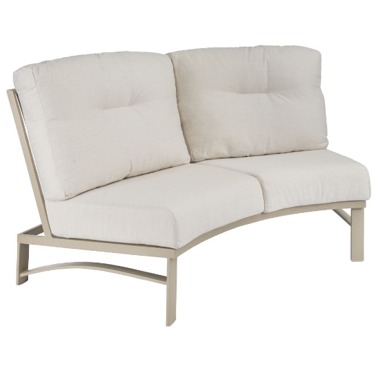 Tropitone Kenzo Cushion Armless Crescent Love Seat - 391810CC2
