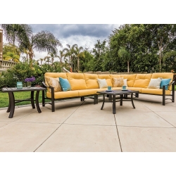 Tropitone Kenzo Cushion Outdoor Sectional Set - TT-KENZO-SET5