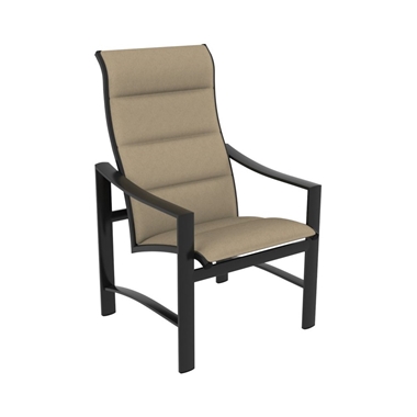 Tropitone Kenzo Padded Sling High Back Dining Chair - 381501PS