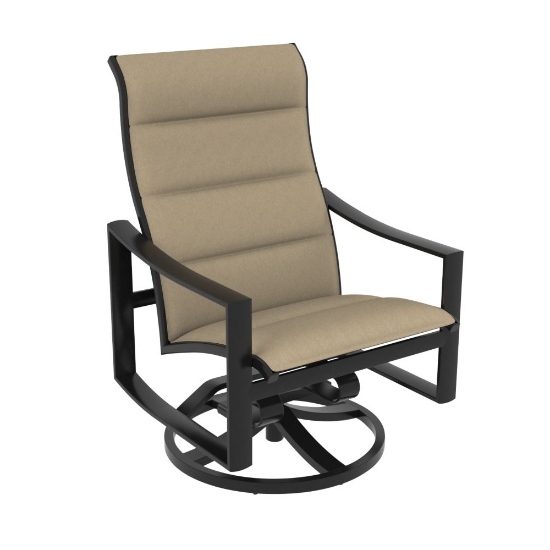 Tropitone Kenzo Padded Sling Swivel Action Lounger - 381525NTPS