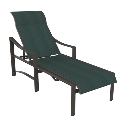 Kenzo Sling Chaise Loungers with Arms
