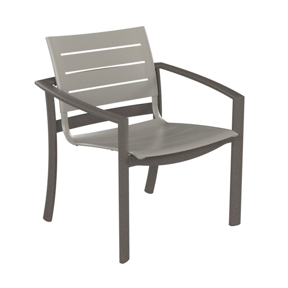 Tropitone Kor Aluminum Slat Dining Chair - 891724MS