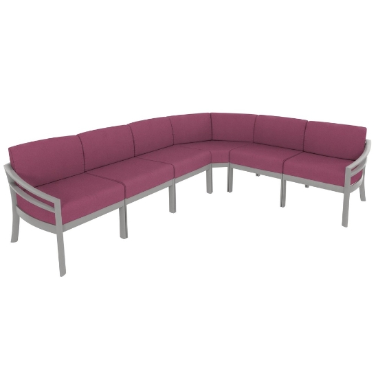 Tropitone Kor Cushion Outdoor Sectional Set - TT-KOR-SET7