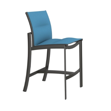Tropitone Kor Padded Sling Armless Stationary Bar Stool - 891529PS