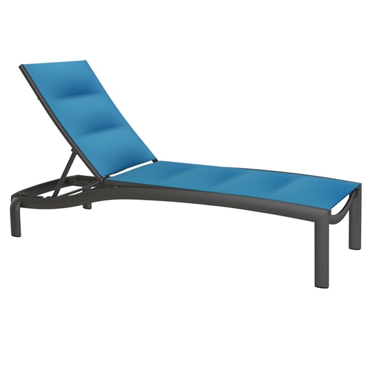 Tropitone Kor Padded Sling Armless Chaise Lounge - 891533PS