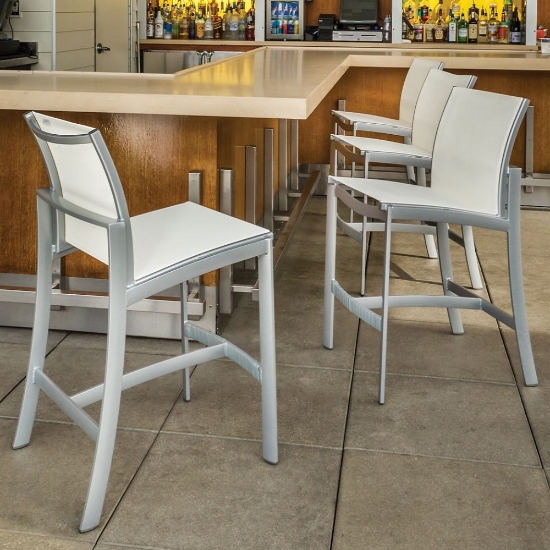 Kor Relaxed Sling Armless Bar Stool - 891529