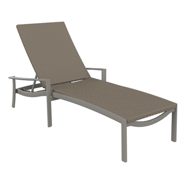 Tropitone Kor Woven Chaise Lounge with Arms    - 891732WS
