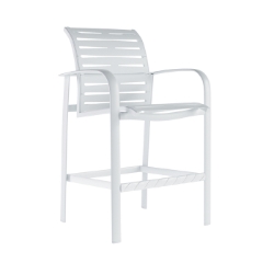 Tropitone Laguna Beach EZ Span Ribbon Bar Stool - 752026RB