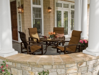 Tropitone Lakeside Padded Sling Outdoor Furniture