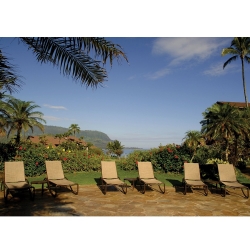Tropitone La Scala Sling Outdoor Chaise Lounge Set for 6 - TT-LASCALA-SET3