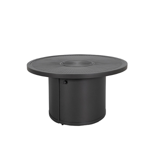 Tropitone Linea 42" Round Match Light Fire Pit Table - 24"H - 262042FPL-24