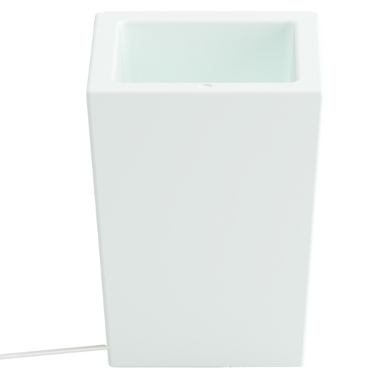 Tropitone MGP Haus Small Planter with LED Light - 6A1977LEDS