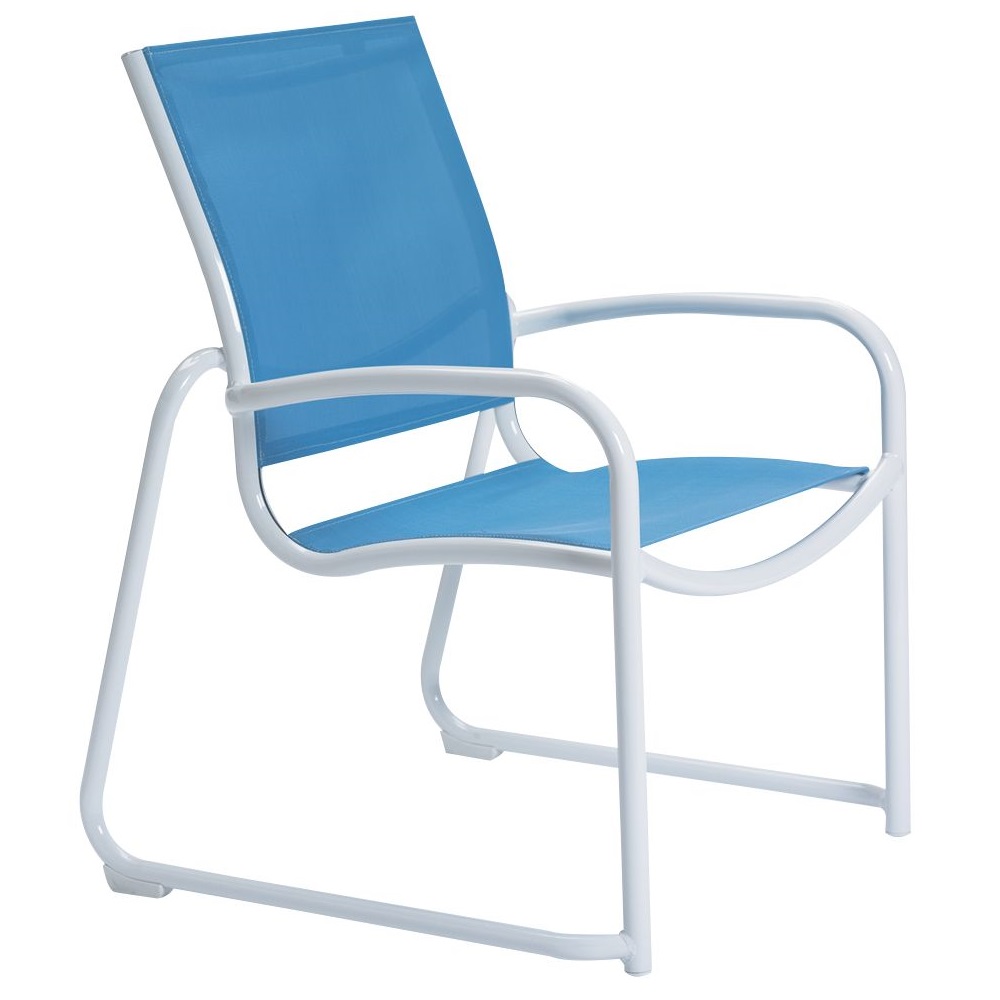 Tropitone Millennia Sling Dining Chair with Sled Base - 220425