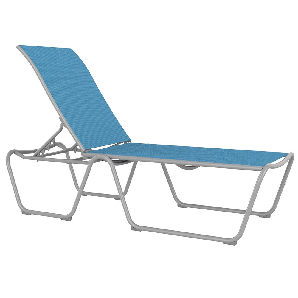 Tropitone Millennia Sling Armless Chaise Lounge - ADA Compliant - 221732-18