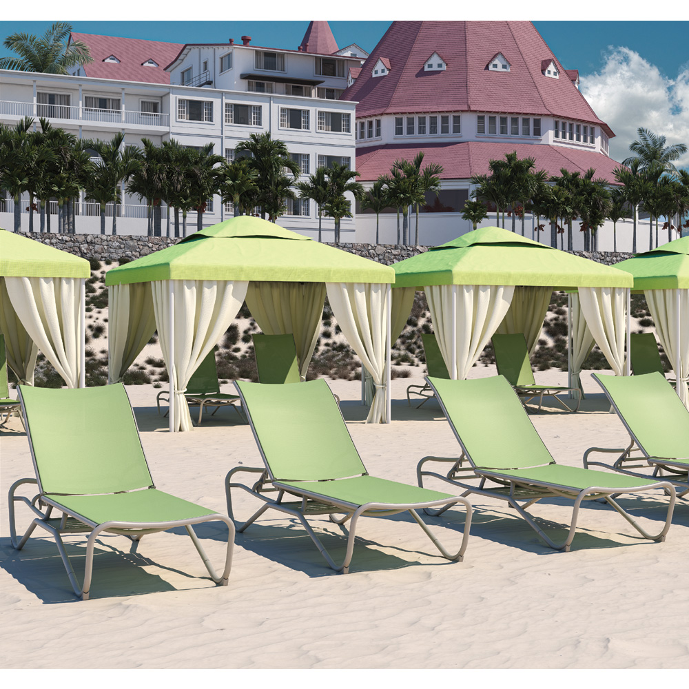 Tropitone Millennia Sling Outdoor Chaise Lounge Set - TT-MILLENNIA-SET2