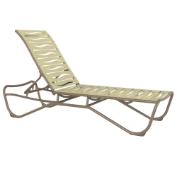 Tropitone Millennia EZ Span Wave Armless Chaise Lounge - 951533WV