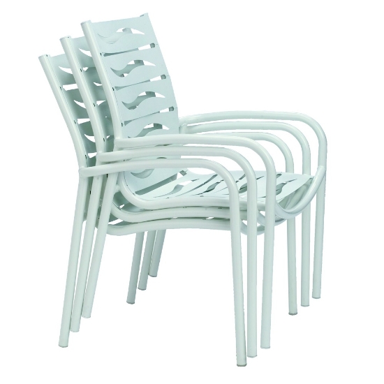 dining chair stacked