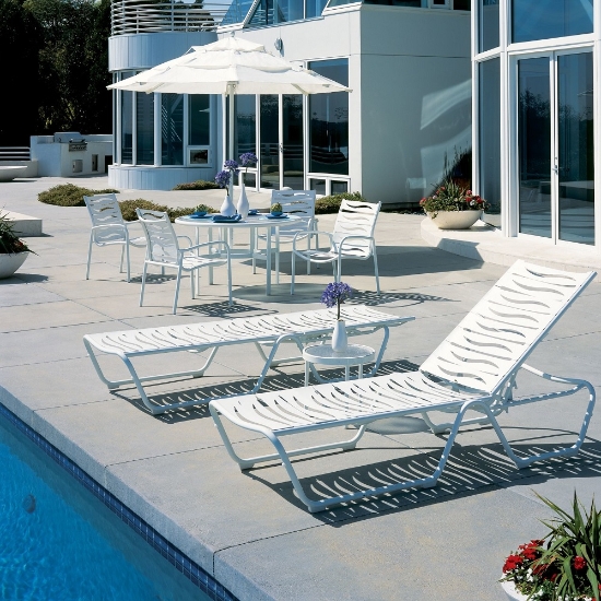 Tropitone Millennia EZ Span Wave Chaise Lounge Set - TT-MILLENNIA-SET6