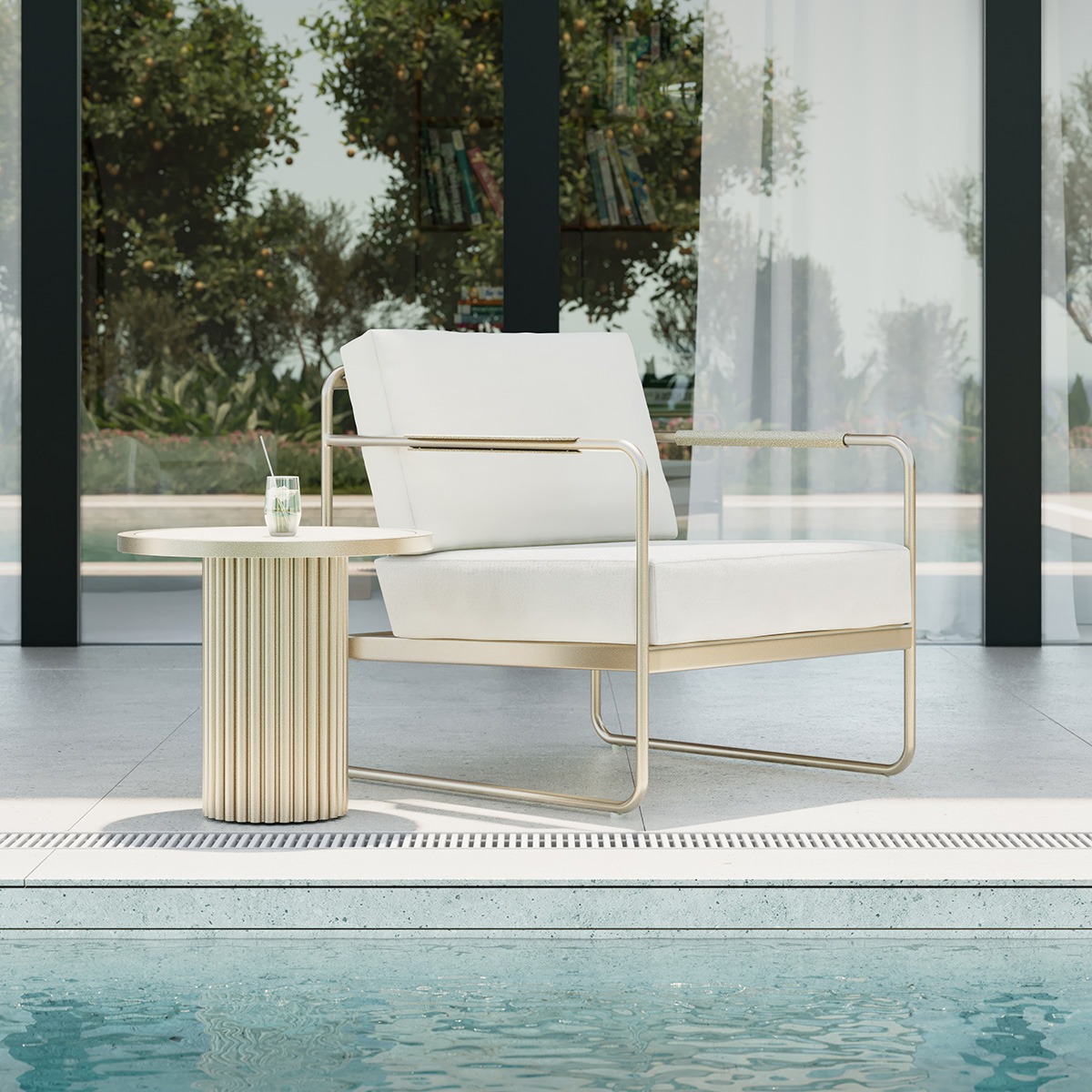 Tropitone Milo Tea Table