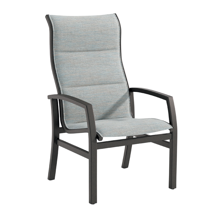 Tropitone Muirlands Padded Sling High Back Dining Chair - 162001PS