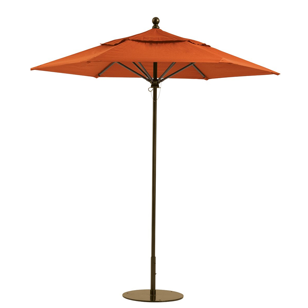 Tropitone Portofino III 7' Hexagon Patio Umbrella with Manual Lift - JH007MS