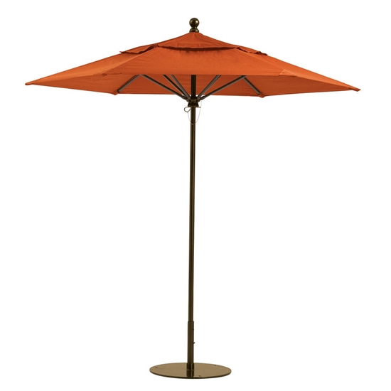 Tropitone Portofino III 9' Hexagon Patio Umbrella with Manual Lift - JH009MS