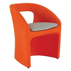 Tropitone Radius Dining Chair with Seat Pad - 3B172405