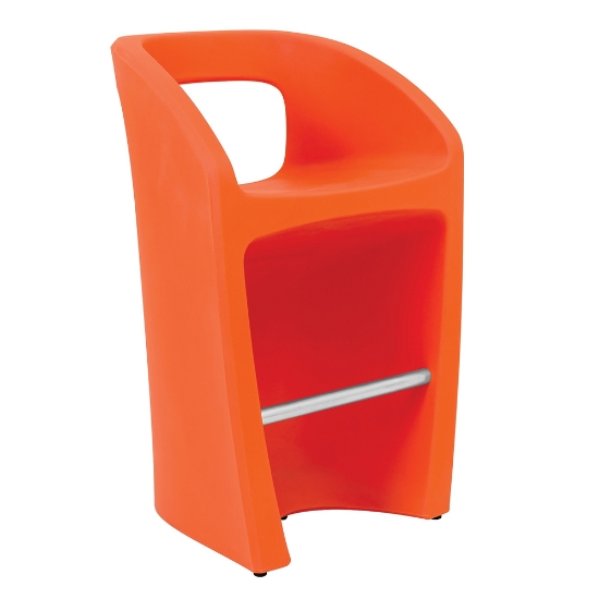 Tropitone Radius Stationary Bar Stool with 10 lbs. Weight - 3B1726WT