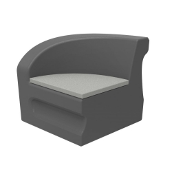 Tropitone Radius Right Arm Module with Seat Pad - 3B181005MR