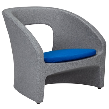 Tropitone Radius Sand Chair with Seat Pad and 10 lbs. Weight - 3B181305WT
