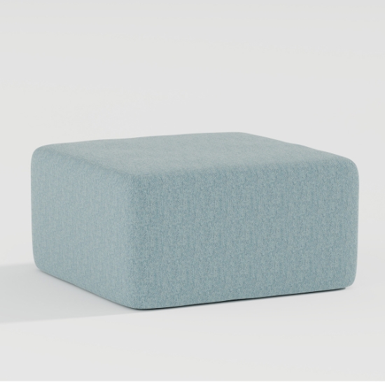 Tropitone Resort Soft Seating 34" Square Stool