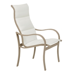Tropitone Shoreline Padded Sling High Back Dining Chair - 960201PS