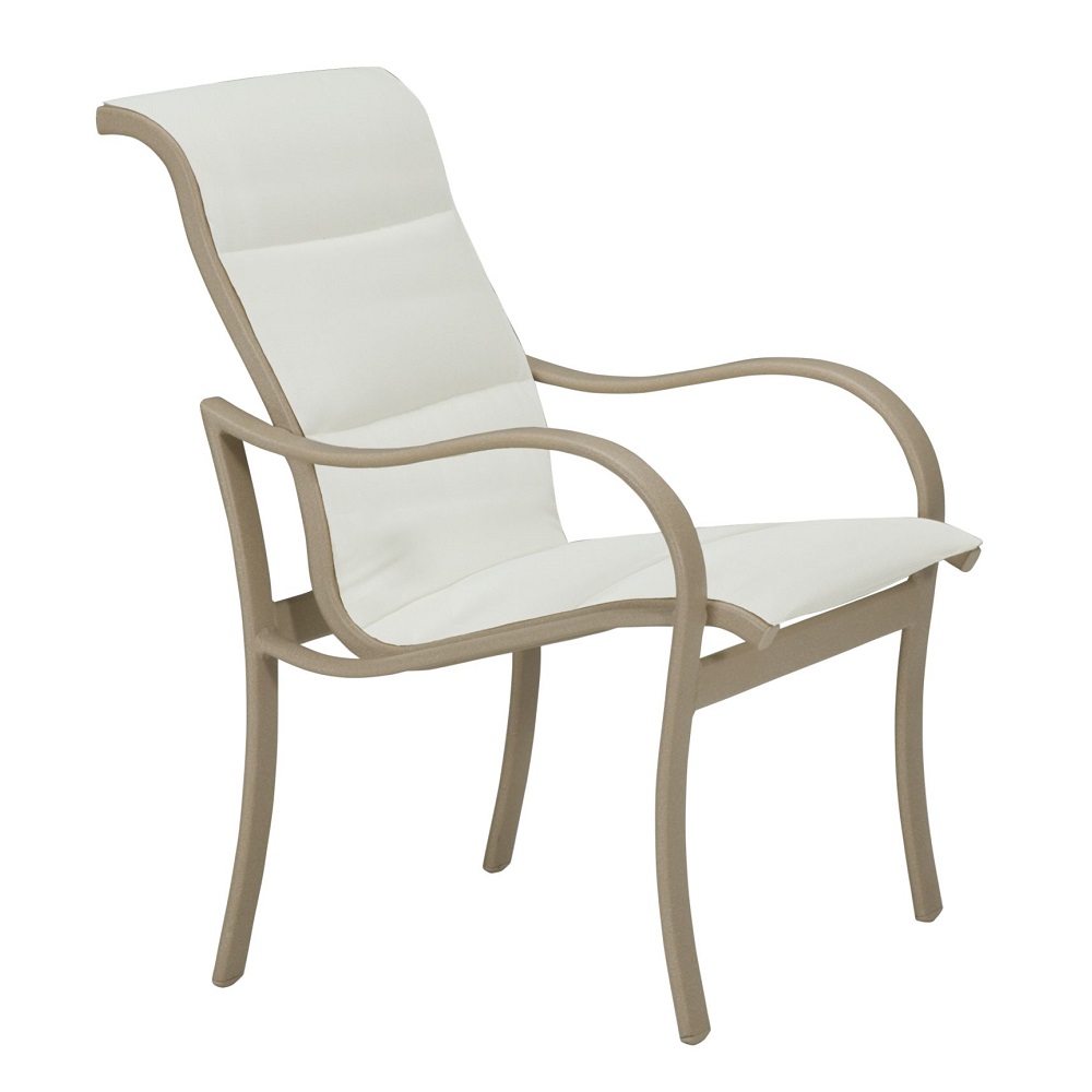 Tropitone Shoreline Padded Sling Dining Chair - 960237PS