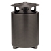 Tropitone District Round Waste Receptacle with Recycling Hood - 4A1699S31
