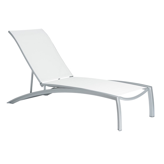 South Beach Sling Armless Chaise Loungers
