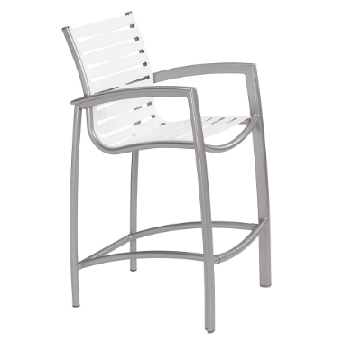 Tropitone South Beach EZ Span Ribbon Stationary Bar Stool - 230526RB