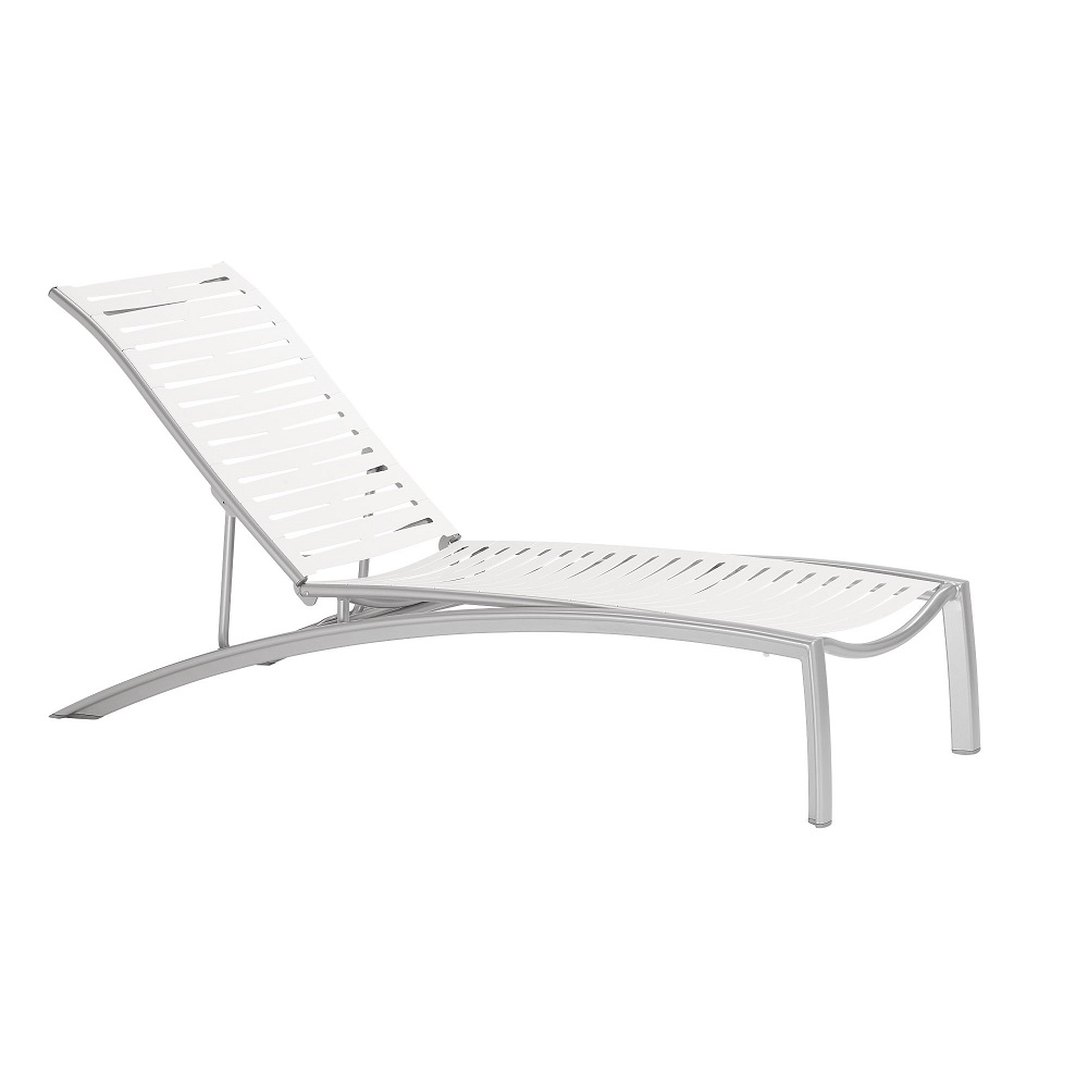 Tropitone South Beach EZ Span Ribbon Armelss Chaise Lounge - 230532RB
