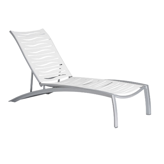 Tropitone South Beach EZ Span Wave Armless Chaise Lounge - 230532WV
