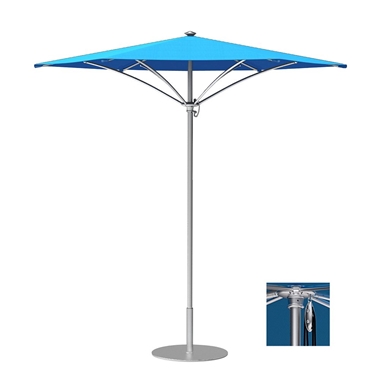 Tropitone Trace 8 Hexagon Patio Umbrella with Pulley Lift - RH008PS