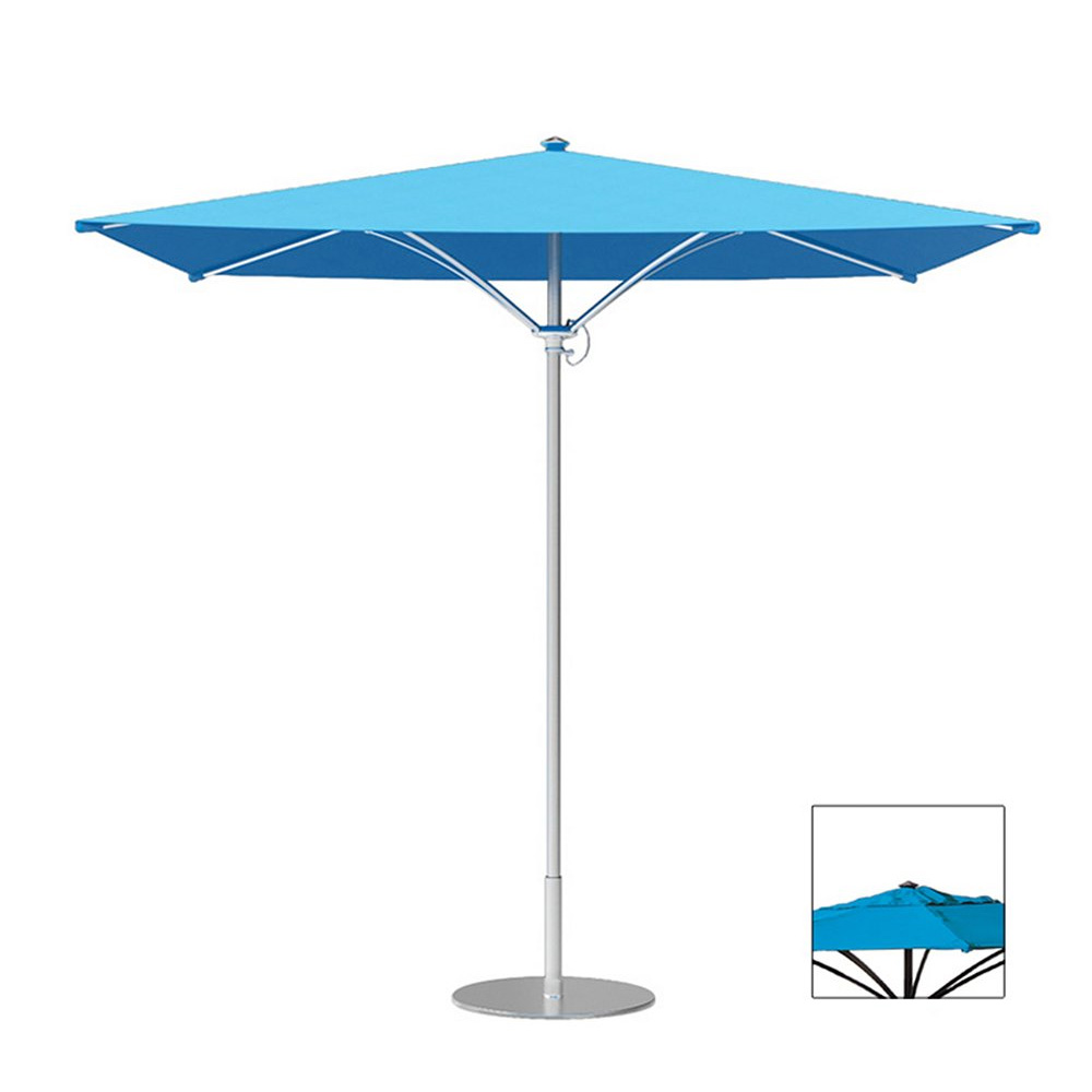 Tropitone Trace 10' Square Patio Umbrella with Manual Lift and Vent - RS010MSV